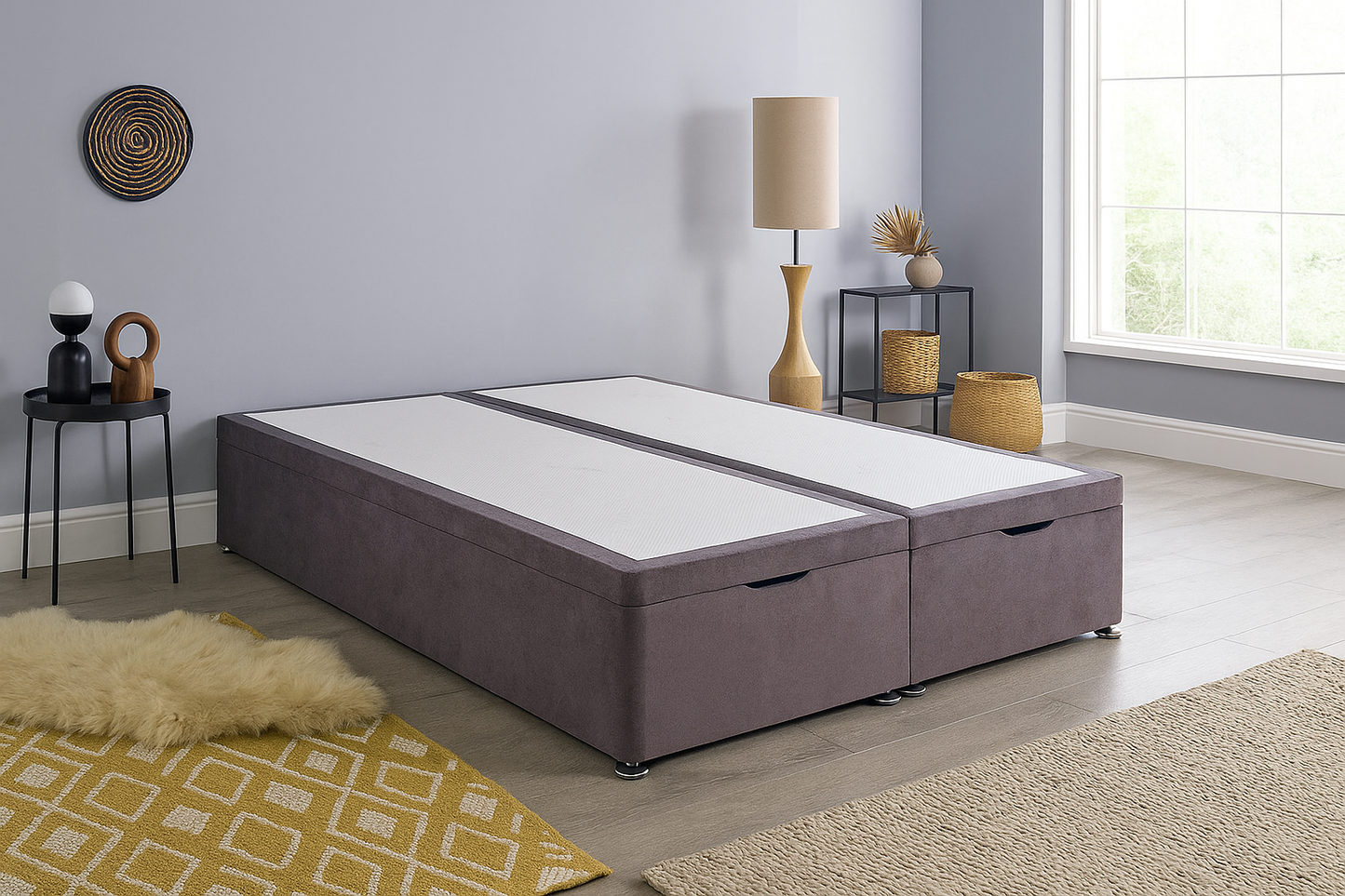 Luxury End Lift Ottoman Storage Divan Bed Base