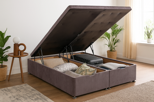Luxury End Lift Ottoman Storage Divan Bed Base